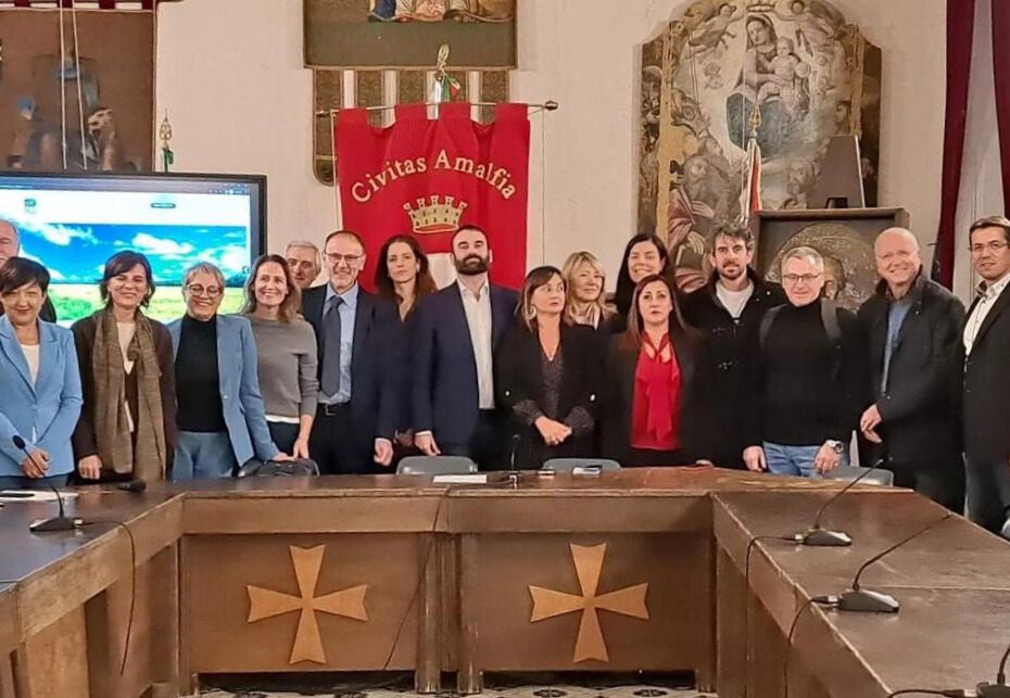 I rappresentanti dei paesaggi del PRIS riuniti in Assemblea ad Amalfi