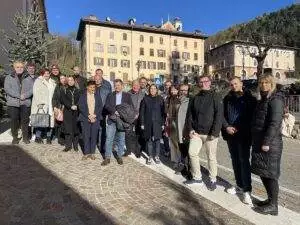 I rappresentanti istituzionali e i partner europei a Ferrara di Monte Baldo