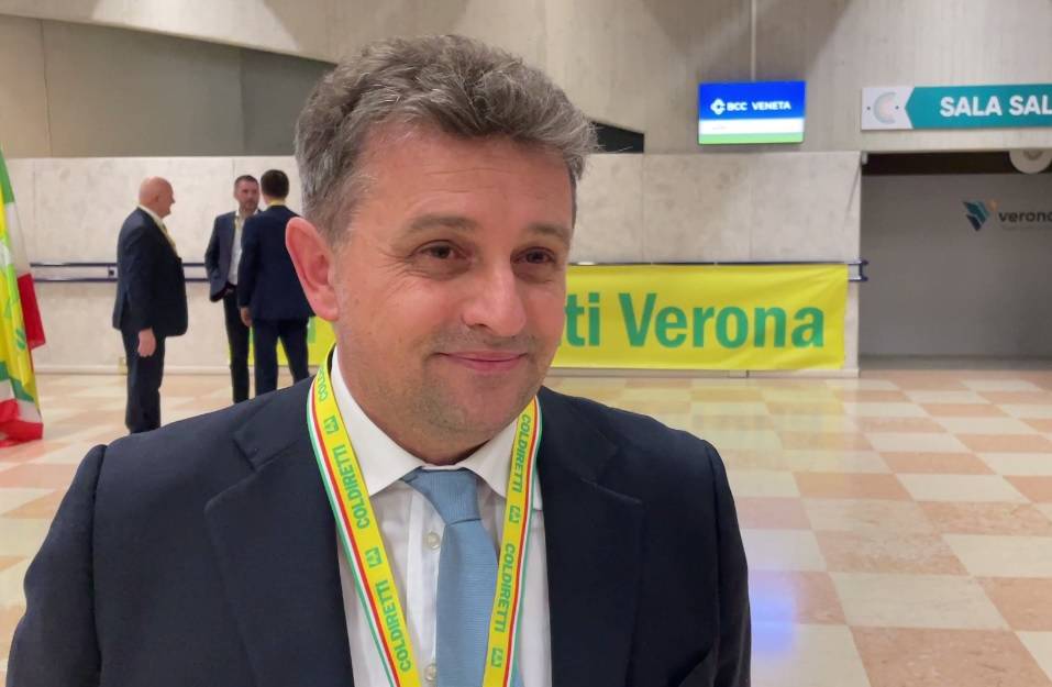 Ermanno Anselmi all'Assemblea Coldiretti Verona.